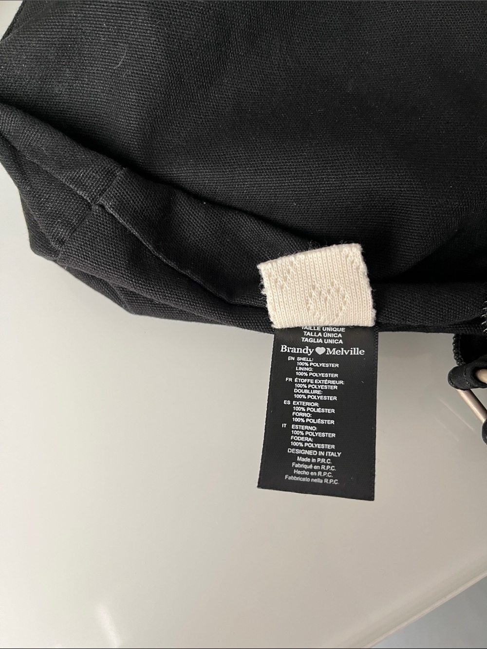 Brandy Melville Black Cargo Shoulder Bag - Picture 5 of 9